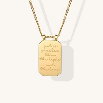God Is Greater Than The Highs And The Lows - Necklace