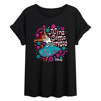 Juniors' Disney's Encanto Mirabel "Mira Cómo Florezco" Oversized Tee