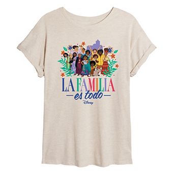 Juniors' Disney's Encanto Madrigal Family Oversized Tee