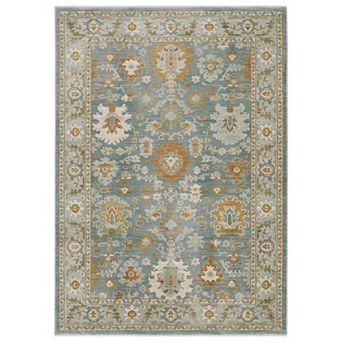 StyleHaven Marlowe Traditional Oriental Teal Area Rug