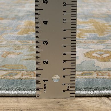 StyleHaven Marlowe Traditional Oriental Teal Area Rug