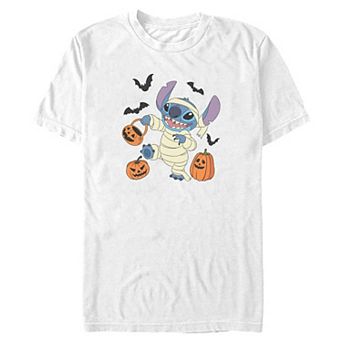 Big & Tall Disney's Stitch Trick Or Treating Graphic Tee