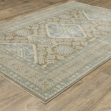 StyleHaven Marlowe Vintage Bohemian Beige Area Rug