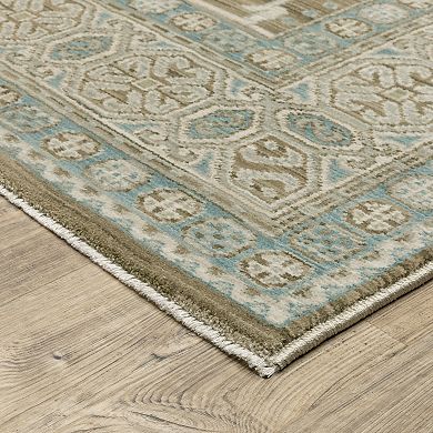 StyleHaven Marlowe Vintage Bohemian Beige Area Rug