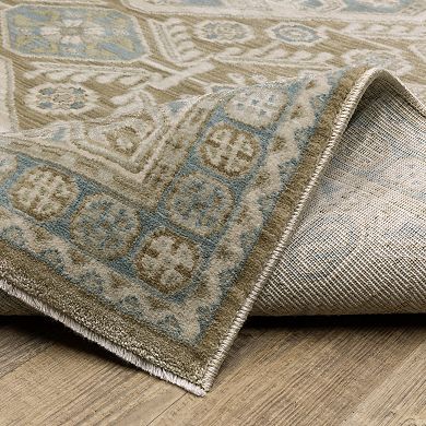 StyleHaven Marlowe Vintage Bohemian Beige Area Rug
