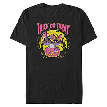 Big & Tall Disney's Stich Trick Or Treat Graphic Tee