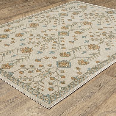StyleHaven Marlowe Global Traditional Floral Area Rug