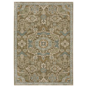 StyleHaven Marlowe Bohemian Medallion Brown Area Rug