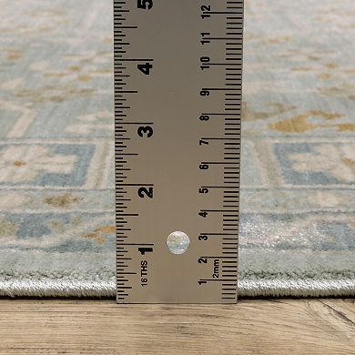 StyleHaven Marlowe Bohemian Medallion Teal Area Rug