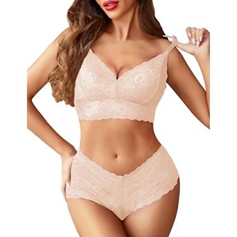 Avidlove Matching Bra and Panty Sets Exotic Lingerie Set Lace Bra and Panty Sets