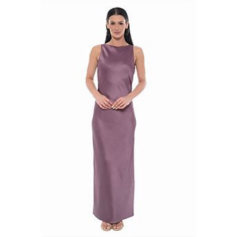 Women's Marina Sleeveless Stretch Satin Maxi Dress