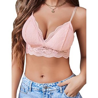Avidlove Women Lace Bralette V Neck Tank Top Spaghetti Strap Tube Slim Camisole Lingerie