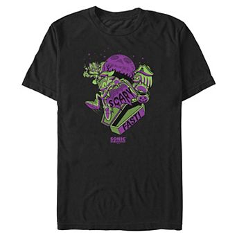 Big & Tall Sonic The Hedgehog Scary Fast Graphic Tee
