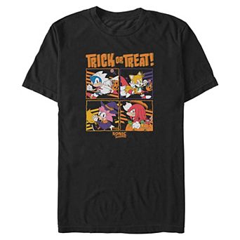 Big & Tall Sonic The Hedgehog And Friends Trick Or Treat Graphic Tee
