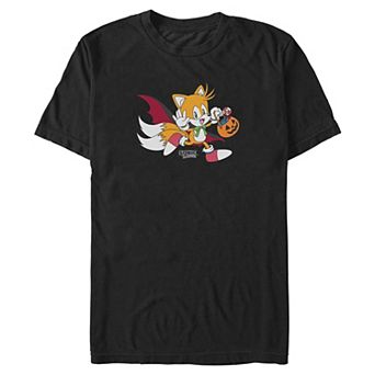 Big & Tall Sonic The Hedgehog Tails Trick Or Treating Graphic Tee