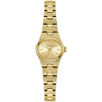 Caravelle Designed by Bulova Women's Classic Vintage Petite Stainless Steel Bracelet Watch - 44L271