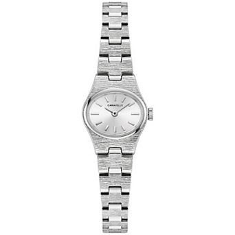 Caravelle Designed by Bulova Women's Classic Stainless Textured Bracelet Watch - 43L228