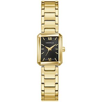 Caravelle Designed by Bulova Women's Gold-Tone Stainless Steel Bracelet Watch - 44L276