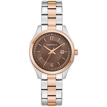 Caravelle Designed by Bulova Women's Two-Tone Stainless Bracelet Watch - 45M123