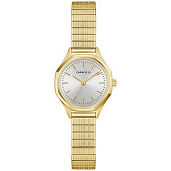 Caravelle Designed by Bulova Women's Gold-Tone Stainless Steel Expansion Watch - 44L268