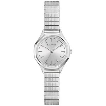 Caravelle Designed by Bulova Women's Classic Stainless Steel Expansion Band Watch - 43L226