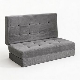 6-Inch Tri-Fold Mattress, Portable Foldable Floor Sofa Bed , for Dorms, Camping, Living Rooms