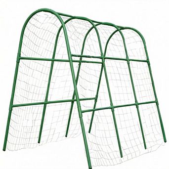 U-Shaped Garden Trellis for Climbing Plants Outdoor Plant Support for Backyard Vegetable Gardens