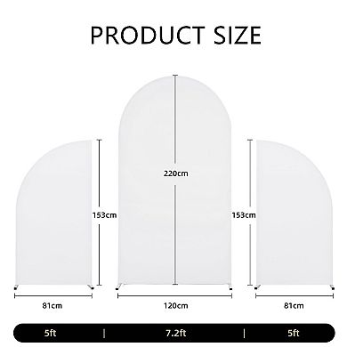 Arch Stretch Backdrop Cover Double-sided, Wedding Birthday Party Banquet