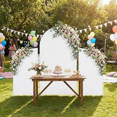 Arch Stretch Backdrop Cover Double-sided, Wedding Birthday Party Banquet