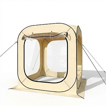 Instant Pop-up Tent for Camping 6x6ft, All Weather Tent Shelter Waterproof for Outdoor Activities
