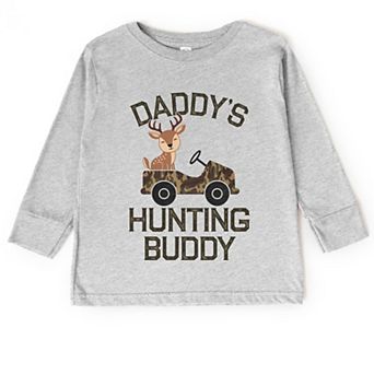 Daddy's Hunting Buddy - Toddler Long Sleeve Graphic Tee
