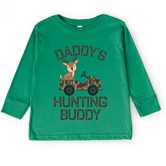 Daddy's Hunting Buddy - Toddler Long Sleeve Graphic Tee