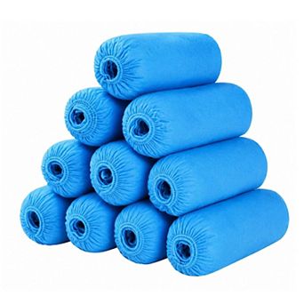 Pack of 100 Disposable Non Slip Shoe Covers Non Woven Boot and Shoe Protectors