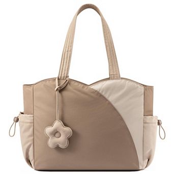 Women Puffer Tote Bag Zipper Laptop Work Travel Handbag Teacher Nurse Gift
