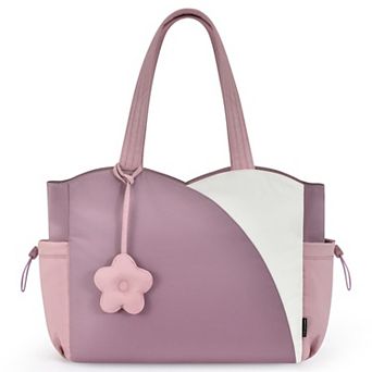 Women Puffer Tote Bag Zipper Laptop Work Travel Handbag Teacher Nurse Gift