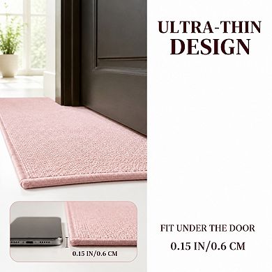 Ultra Thin Non Slip Quick Dry Absorbent Bathroom Rug Mat Easy Clean Durable