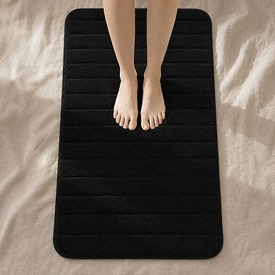 Thick Soft Absorbent Microfiber Non Slip Washable Bathroom Runner Rug