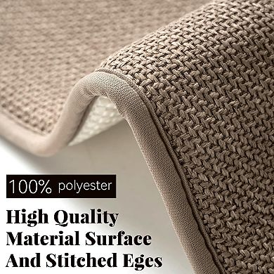 Thick Memory Foam Bathroom Mat, Non Slip Shower Floor Rugs with Rubber Backing, Machine Washable