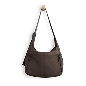 20L Crossbody Tote Bag Water Resistant Nylon Large Capacity Sling Shoulder Bag for Gym Travel Beach