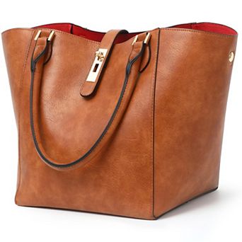 Large Work Tote Bag For Women Bucket Handbags Travel Shoulder Purse Laptop Bag