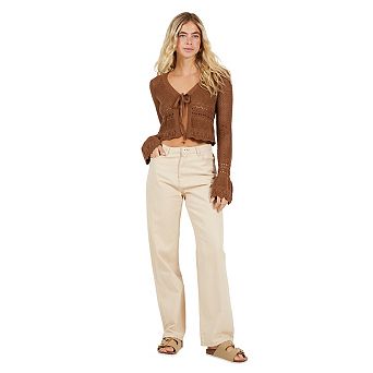 Brave Soul Womens/Ladies Front Tie Cardigan