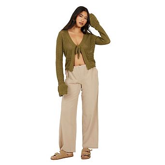Brave Soul Womens/Ladies Front Tie Cardigan