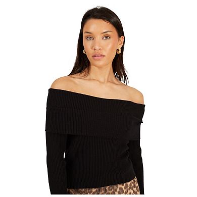 Brave Soul Womens/Ladies Ribbed Bardot Jumper
