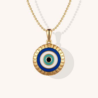 Evil Eye - I Am Supported And Protected necklace