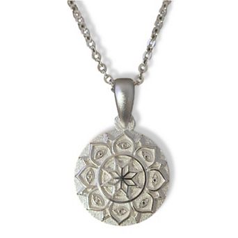 I Am Supported And Protected mandala necklace