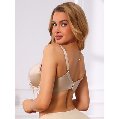 Women's Lace Underwire Bra Full Coverage Push Up Support Comfortable Shaping Everyday Bras