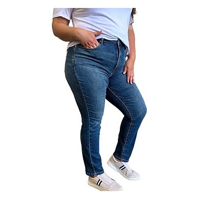 Full Size Tummy Control High Waist Slim Jeans