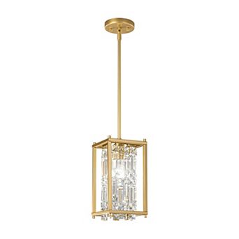 Modern Linear Crystal Rectangle Chandelier, Farmhouse Light for Kitchen Island Dining Room