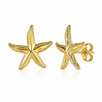 Coastal Starfish Stud Earrings