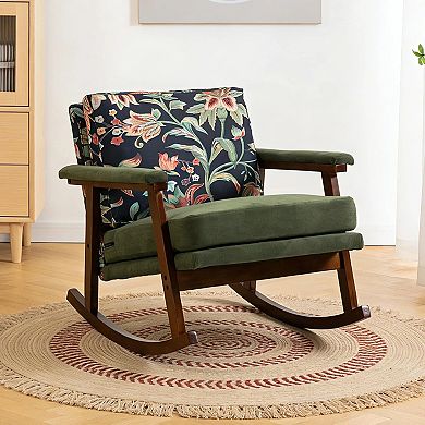 CEWOR Upholstered Rocking Chairs